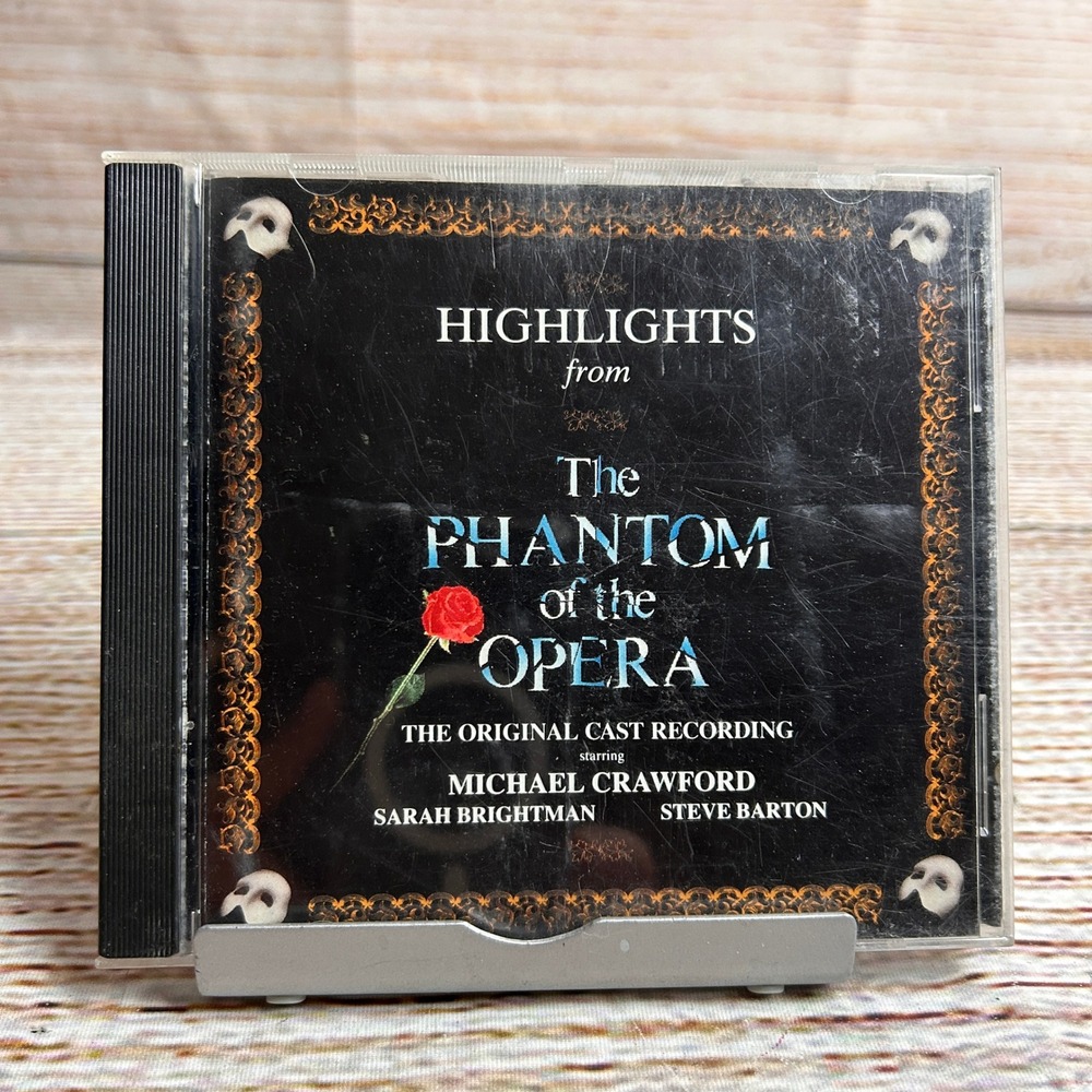 Highlights from The Phantom of the Opera Original Cast CD 1987 Polydor 831 563-2